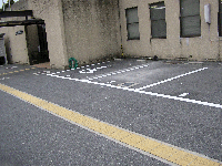 身障者用駐車スペースの写真