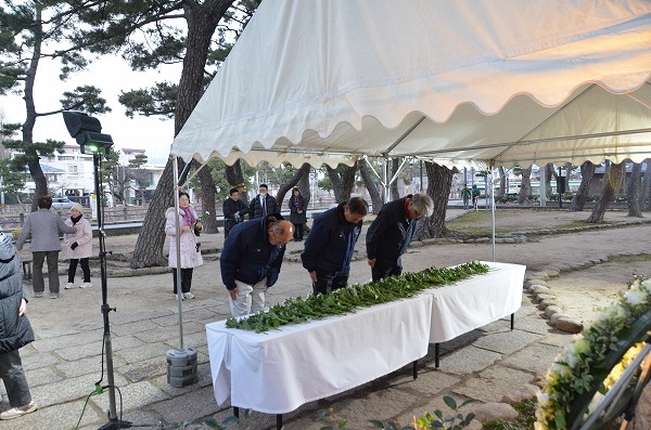 1月17日 芦屋市祈りと誓い