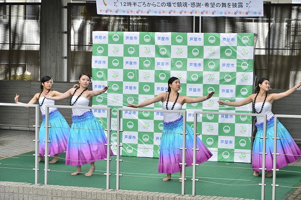 1月18日 福島県立好間高校のフラガール