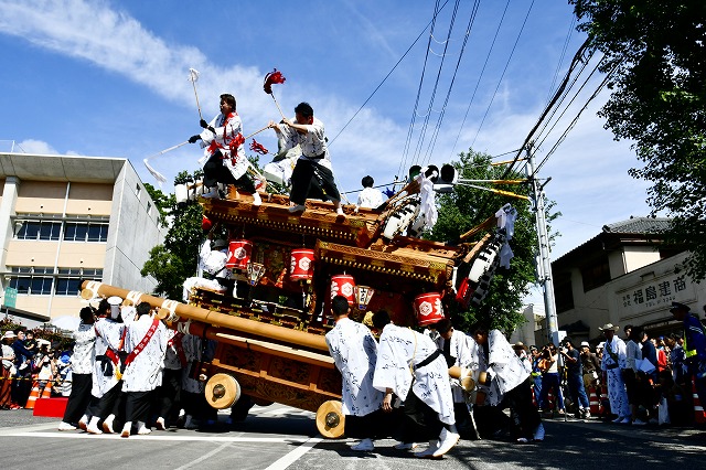 山之町のだんじり