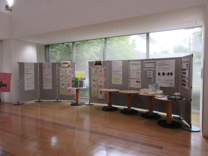 8月のパネル展の様子