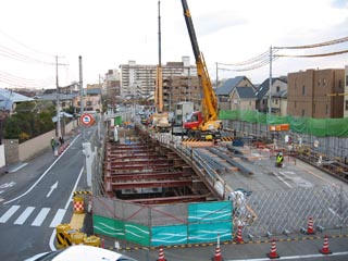 写真16：松ノ内町3番街区北側（平成19年12月）