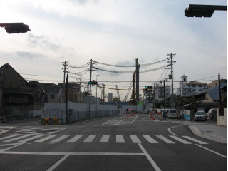 写真7：松ノ内町3番街区北側（平成19年2月）