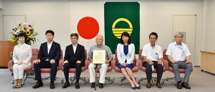 令和2年度つつじ賞贈呈式集合写真