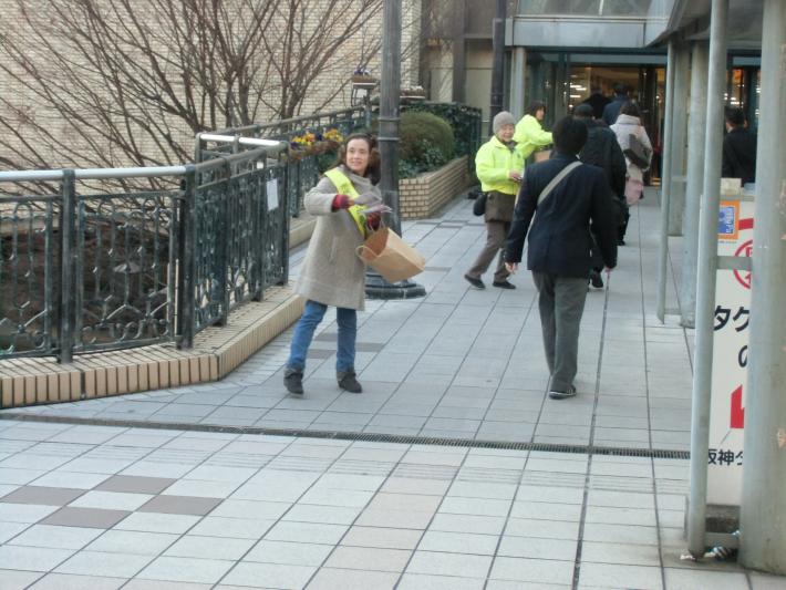 啓発キャンペーンJR芦屋駅