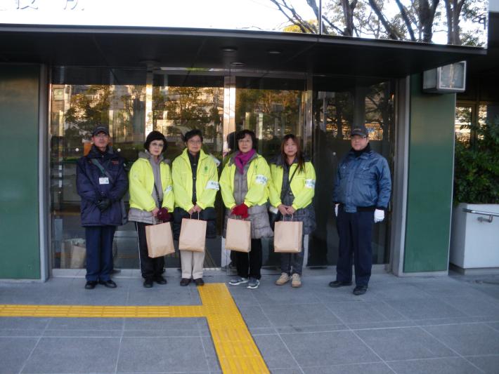 啓発キャンペーン阪神芦屋駅集合写真