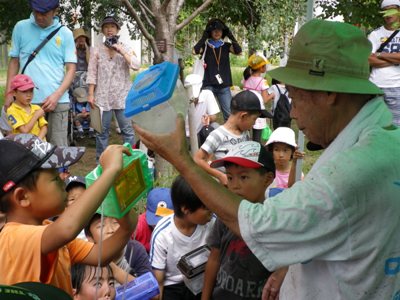 写真：先生による解説