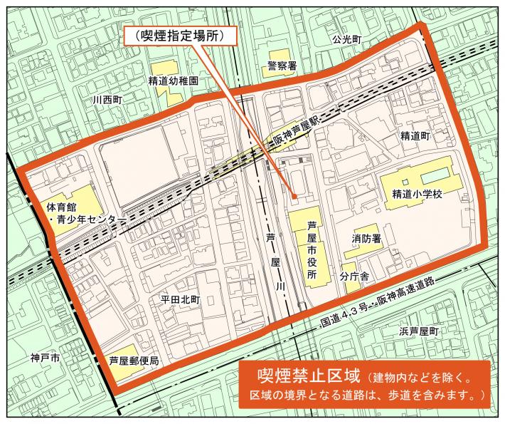 秋まつり開催場所の地図