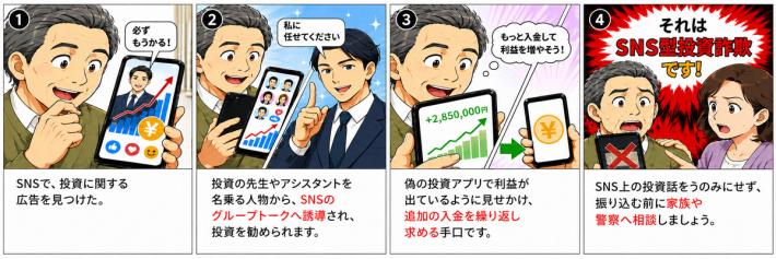 SNS型投資詐欺