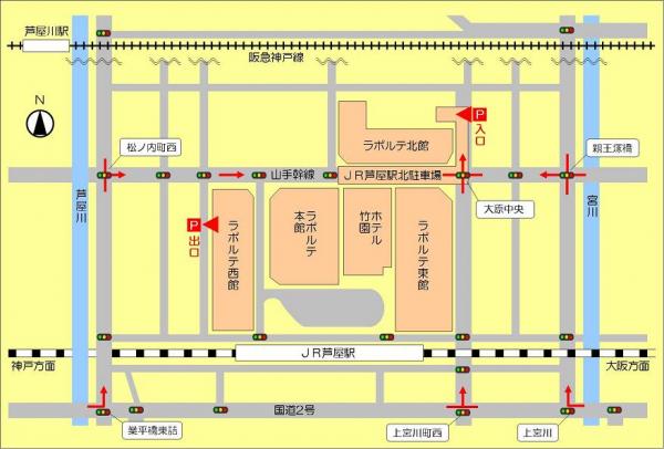 駐車場案内図