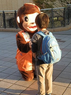 街頭キャンペーンあしモン