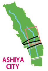 Ashiya City Guide Map Area 5