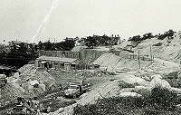 昭和38年-朝日ヶ丘線と山麓線の交差付近