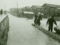 ジェーン台風：伊勢町付近