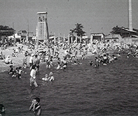 海水浴風景（昭和35年ごろ）