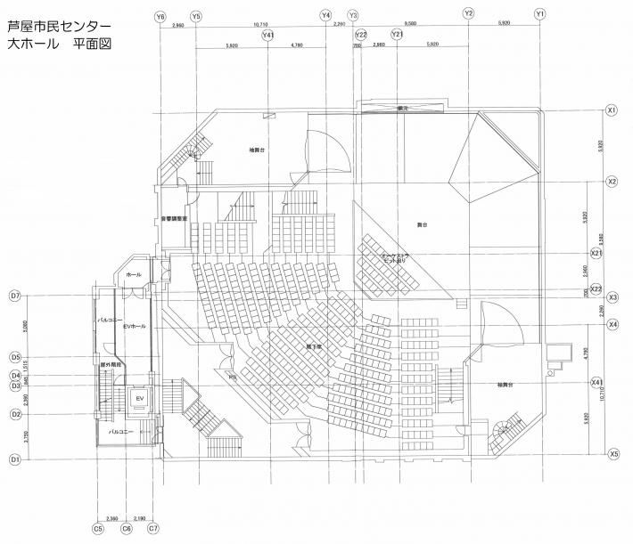 ホール平面図