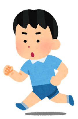 走る子供