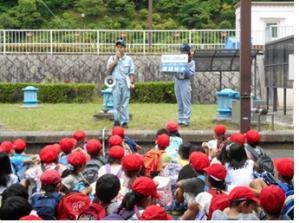 岩園小学校でのPR