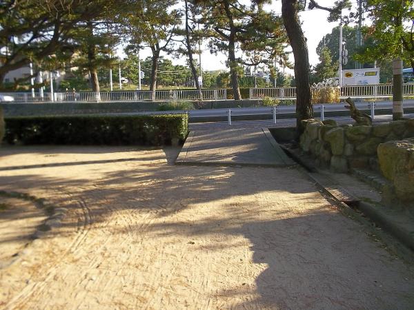 芦屋公園スロープ（整備前）